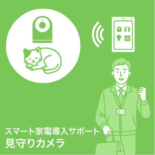 スマート家電導入サポート（見守りカメラ）